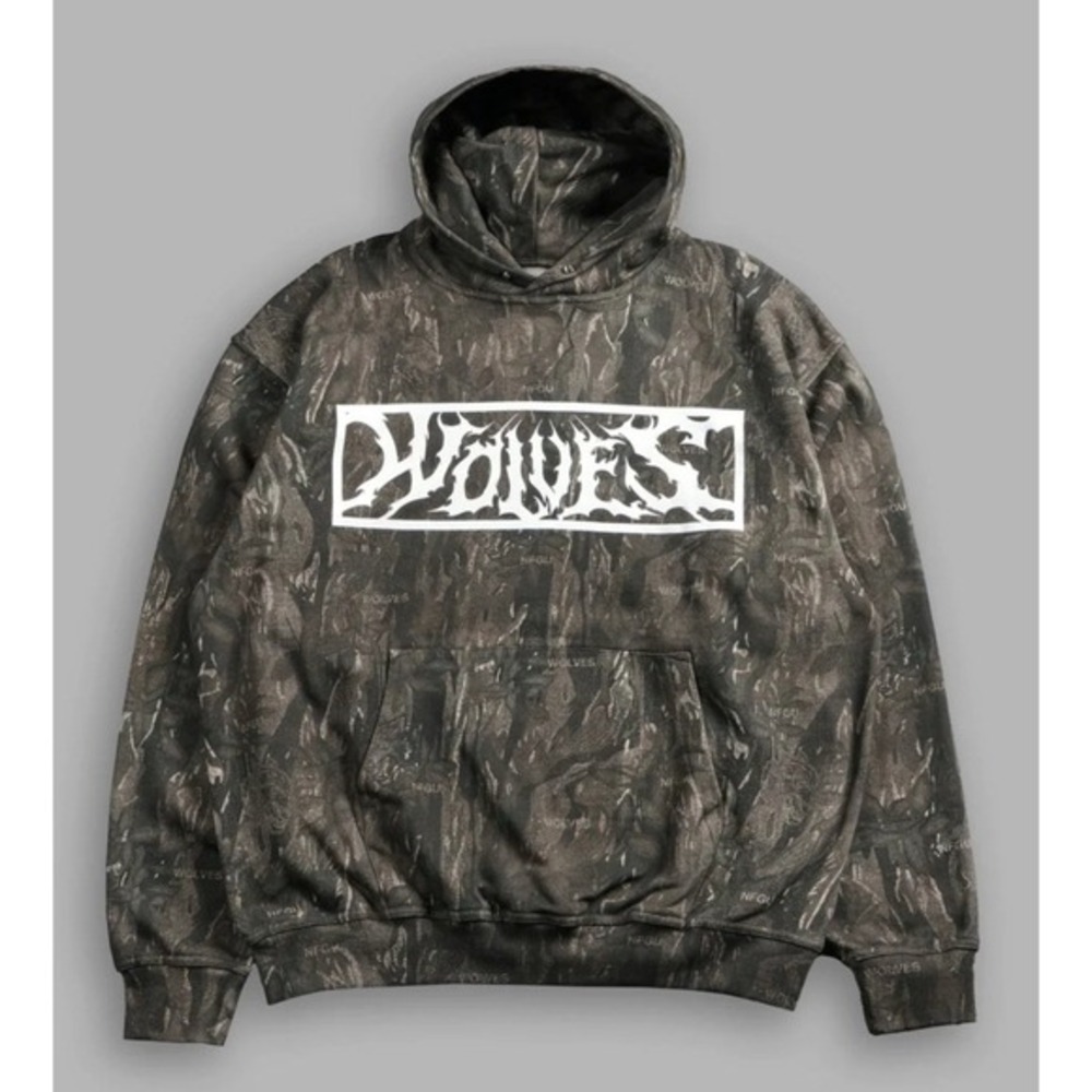NEW‎ DARC SPORT MIDNIGHT WOLVES "PIERCE" HOODIE IN VINTAGE NORSE CAMO SIZE XL